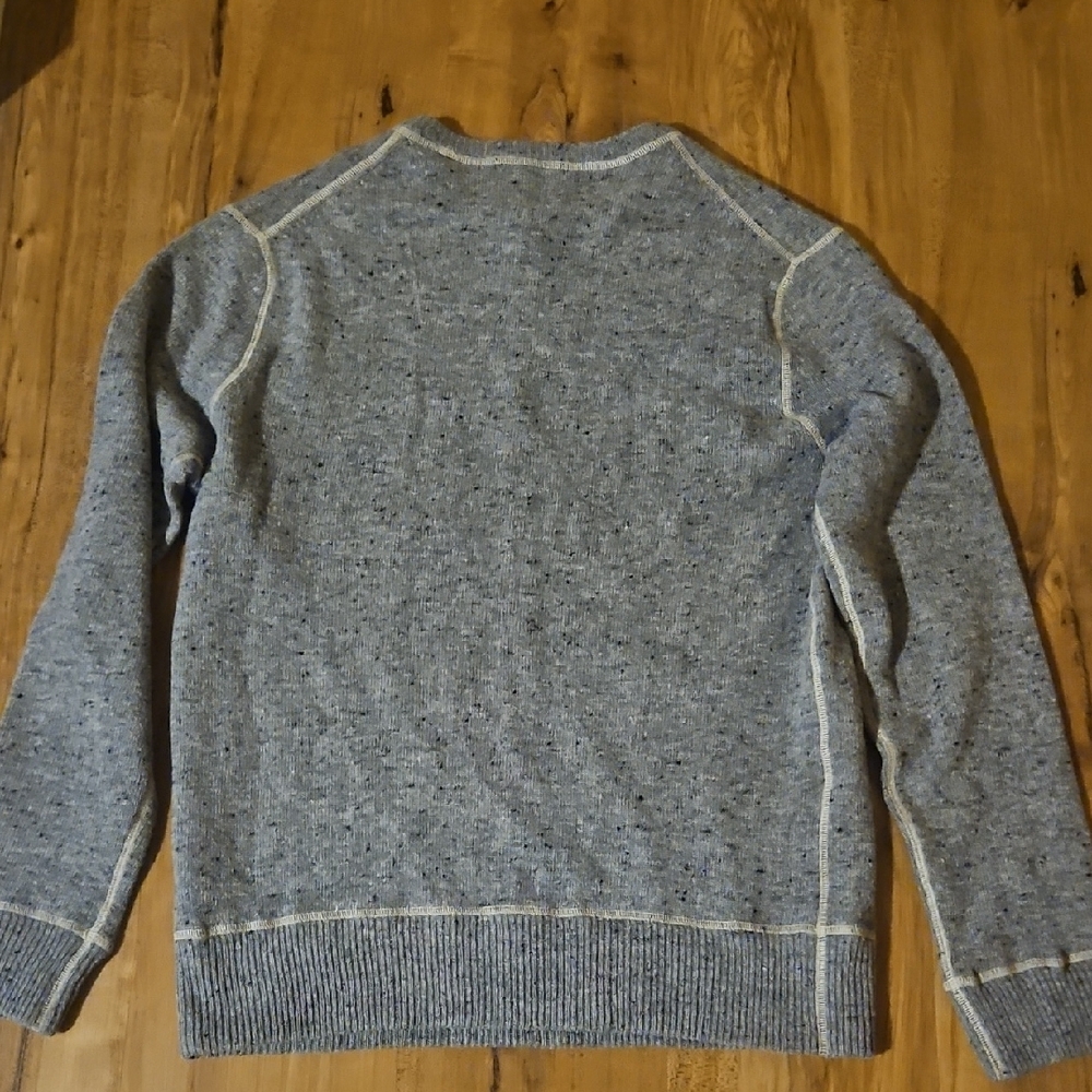 Scotch And Soda Men's Gray Speckled Crewneck Sweater - Picture 5 of 5